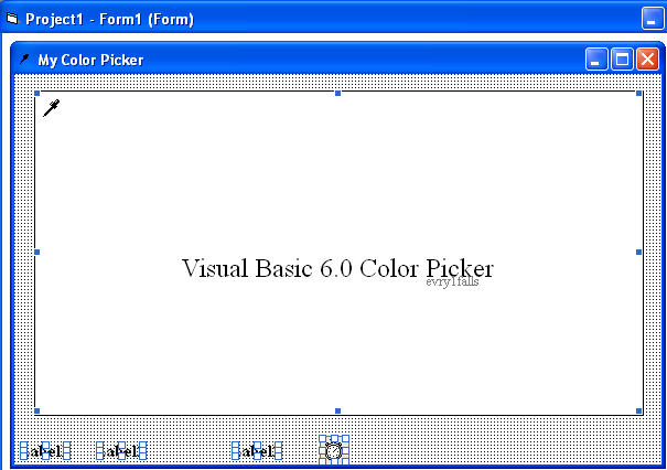 VB 6.0 Color Picker Project